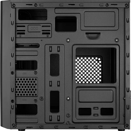 Obudowa typu mini tower Aerocool CS-103 (czarna | 3x USB-A)