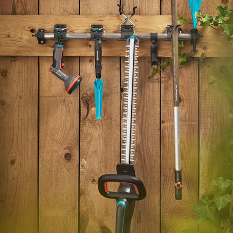 Zestaw akumulatorowych nożyc do żywopłotu Gardena Easycut 55 18 V (szary turkusowy, 14735-20, akumulator i ładowarka w zestawie)