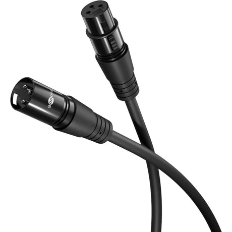 Goobay xlr-aansluitkabel (zwart, 1 meter)