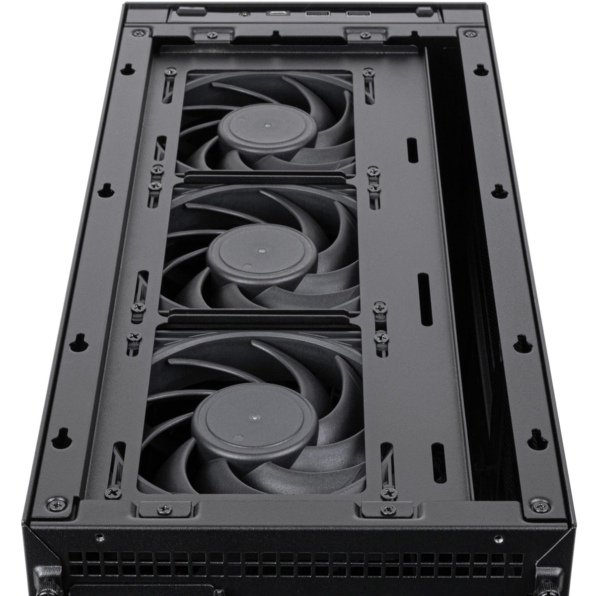 Obudowa mini tower Silverstone Sugo 17 (czarna | 2x USB-A | 1x USB-C)