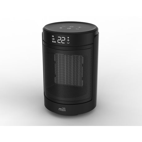 Termowentylator ceramiczny młyna fh1500black, termowentylator o mocy 1500 W (czarny)