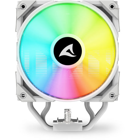 Chłodnica procesora Sharkoon a40 rgb (biała, 4-pinowe złącze wentylatora pwm)
