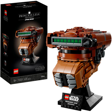Lego Star Wars - zabawka do budowania hełmu księżniczki Lei (boushh) (75351)