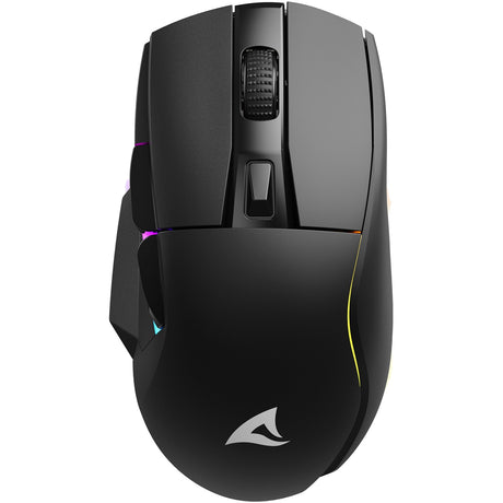 Mysz do gier Sharkoon Skiller sgm50w (czarna, 400 - 6400 dpi, diody rgb)