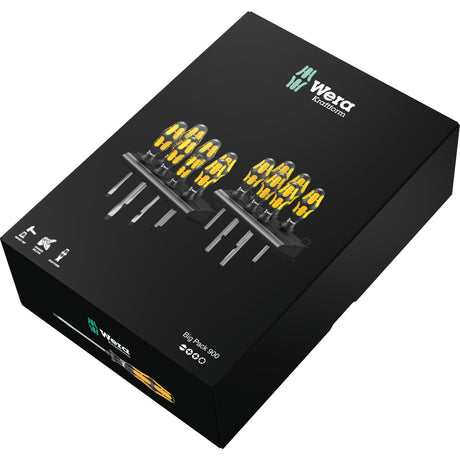 Zestaw wkrętaków Wera big pack 900 (czarno-żółty, 13 sztuk)