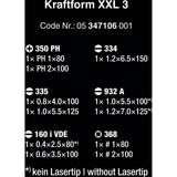 Wkrętak Wera kraftform xxl 3 (11 sztuk)