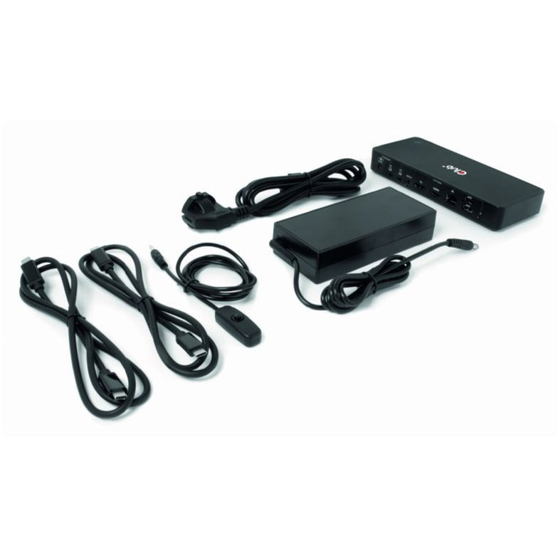 Stacja dokująca Club 3D DisplayPort HDMI Dock 4K60 Hz (czarna, z funkcją KVM)