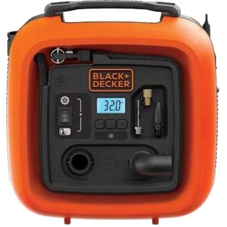 Sprężarka Black+decker asi400 12 V (pomarańczowo-czarna, 160 psi, 11 barów)