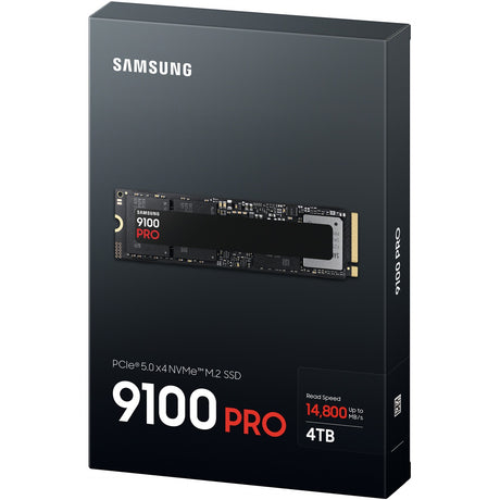 Samsung mz-vap4t0bw 9100 pro pcie® 5.0 nvme™ m.2 SSD — 4 TB, 4 TB, M.2, 14800 MB s