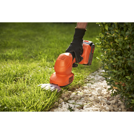 Nożyce do trawy i krzewów Black+decker bcss18b-xj 18 V (bez akumulatora) (pomarańczowo-czarny, akumulator i ładowarka nie wchodzą w skład zestawu)
