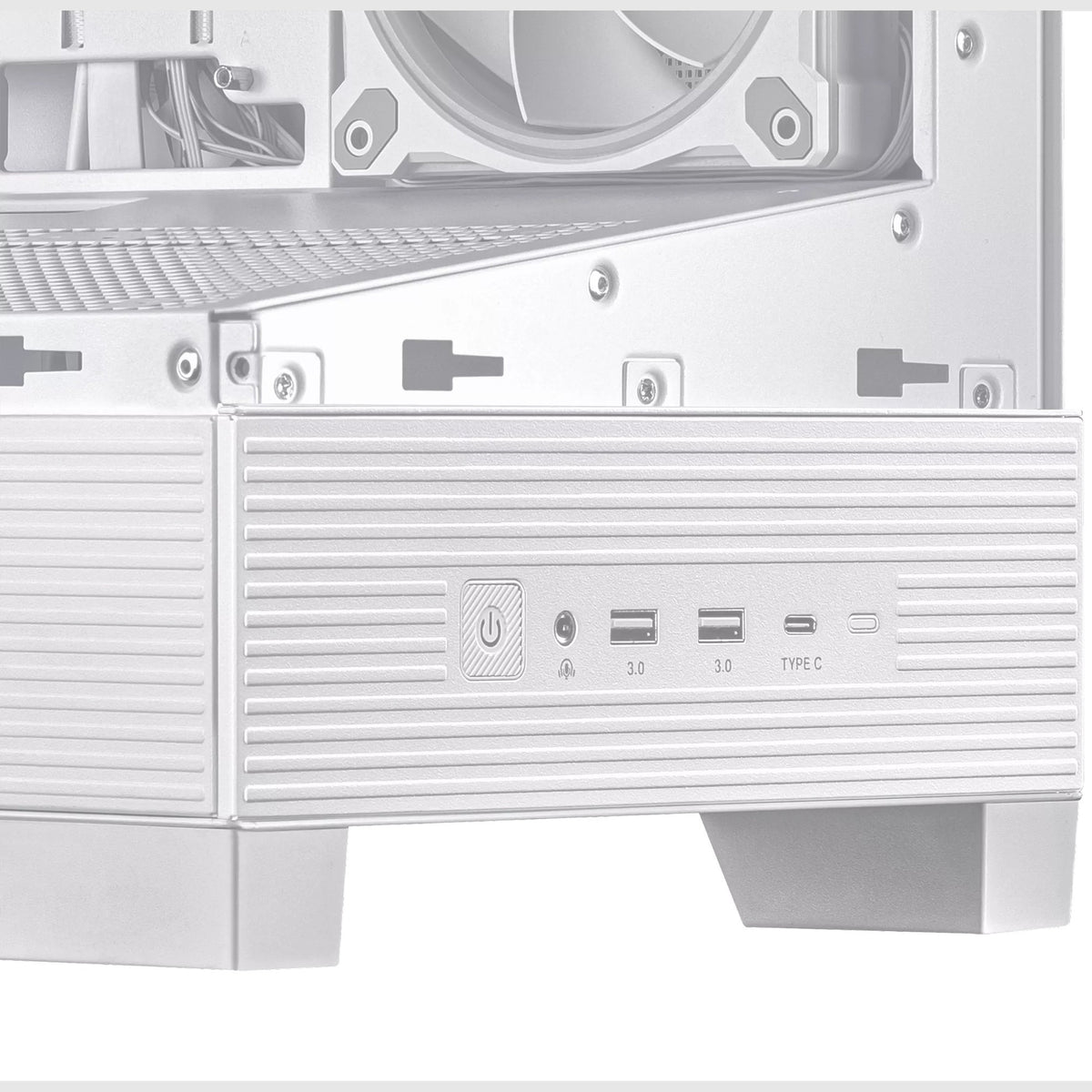 Obudowa midi tower Asus a31 plus (biała | 2x USB-A | 2x USB-C | szkło hartowane)