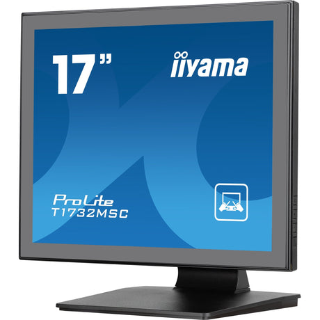 Iiyama prolite t1732msc-b1sag 17 monitor dotykowy (czarny (matowy), HDMI, Display Port, VGA, USB-B)