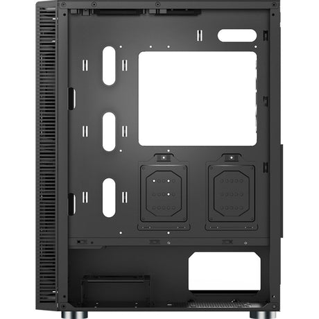 Obudowa midi tower ze szkła Montech x3 (czarna | 3x USB-A | RGB | szkło hartowane)