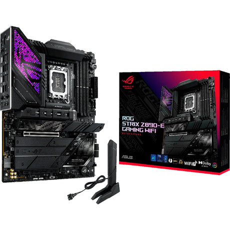Płyta główna Asus ROG Strix Z890-E Gaming WiFi Socket 1851 (czarna, RAID, 5 GB-LAN, WiFi 7, BT, dźwięk, ATX)