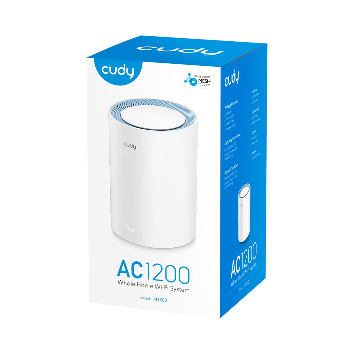 Cudy ac1200 mesh Wi-Fi system (1 szt.) router mesh (biały)
