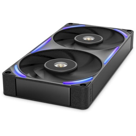 Wentylatory Nzxt f240x RGB (czarne, 2 sztuki, 240 x 120 x 30 mm, pwm)