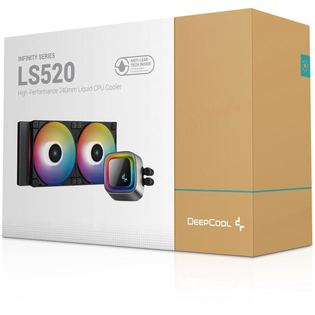 Chłodzenie wodne Deepcool LS520 240 mm (czarne)
