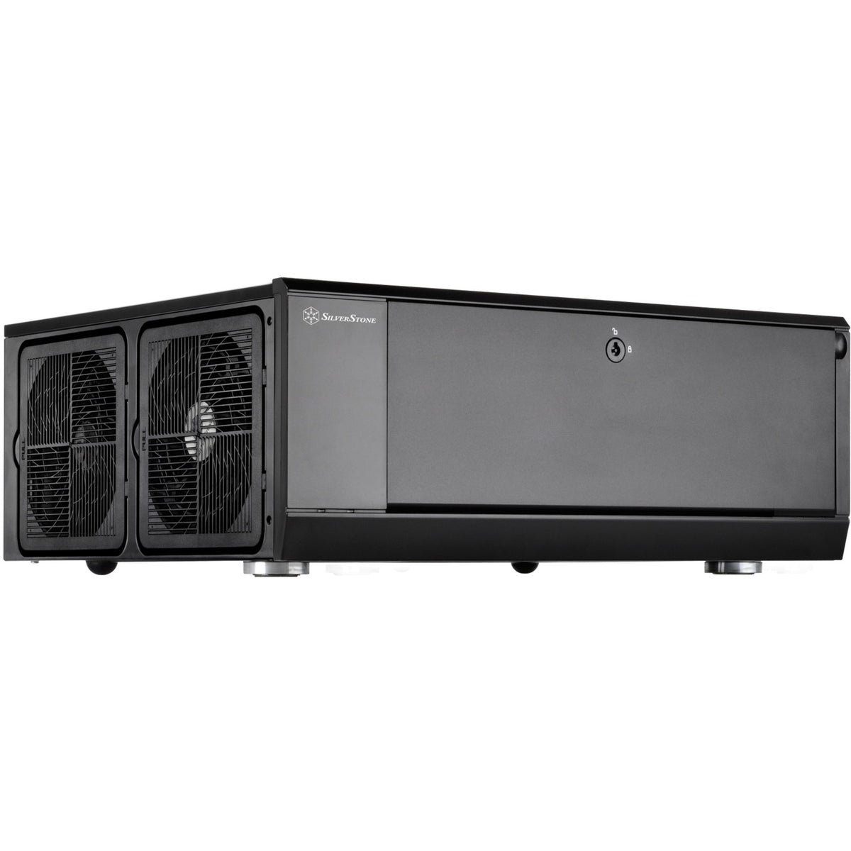 Obudowa Silverstone SST-GD10B HTPC (czarna | 2x USB-A)