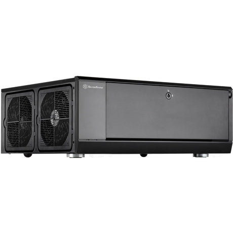 Obudowa Silverstone SST-GD10B HTPC (czarna | 2x USB-A)