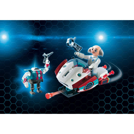 Playmobil Super 4 - Skyjet z dr. x zabawki konstrukcyjne robotów (9003)