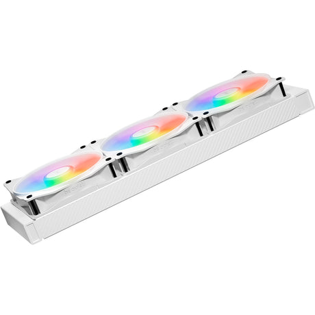 Bądź cicho! szybkie wentylatory RGB Light Wings lx pwm (białe, 3 sztuki, 120 x 120 x 25 mm)