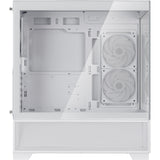 Obudowa mini tower Silverstone lucid 05 (biała | 2x USB-A | 1x USB-C | RGB | szkło hartowane)