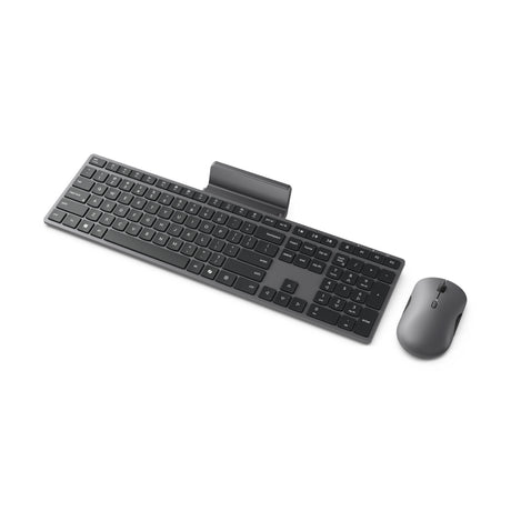 Nowoczesny zestaw bezprzewodowych komputerów stacjonarnych Lenovo 700 z wieloma urządzeniami (szary, układ US (QWERTY), 100%, 4000 dpi, 2,4 GHz, BT 5.3, USB-A)