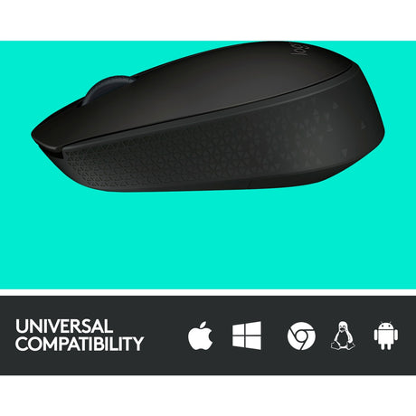 Mysz Logitech B170 (czarna, bezprzewodowa)