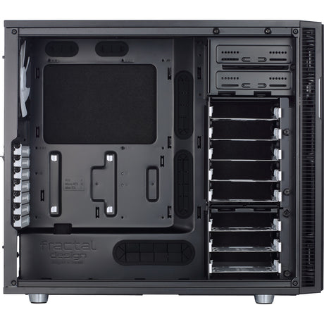 Konstrukcja fraktalna definiuje obudowę midi tower r5 (czarna | 4x usb-a)