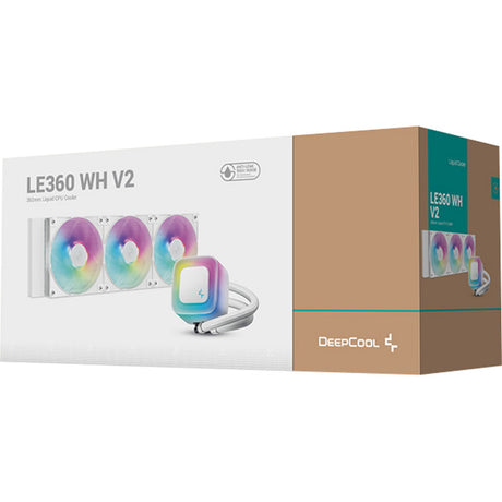 Chłodzenie wodne Deepcool le360 v2 (białe)