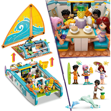 Lego Friends Wycieczka łodzią przygodowa zabawka dla dzieci - 42664