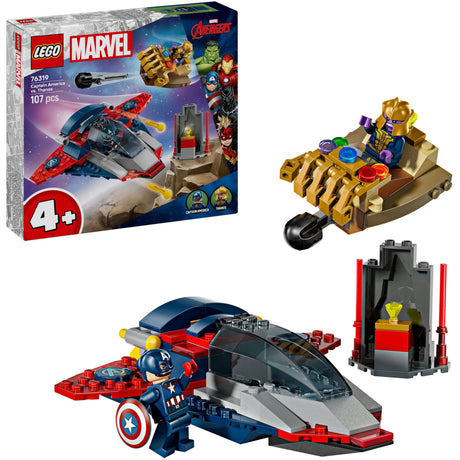 Lego superbohaterowie Marvel 76319 Kapitan Ameryka kontra Thanos