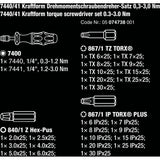 Zestaw wkrętaków dynamometrycznych Wera 7440 41 Kraftform 0,3-3,0 nm (czarno-zielony, 26 sztuk)