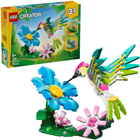 Lego® Creator Dzikie zwierzęta 3 w 1: kolorowy koliber - 31384