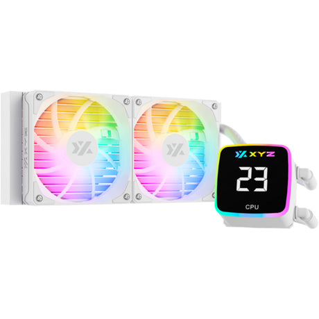 Chłodzenie wodne Xyz PC Gear Aquapulse Aio 240 (biały, argb, pwm)