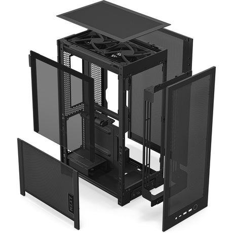 Obudowa Nzxt h2 flow mini tower (czarna | 2x USB-A | 1x USB-C | szkło hartowane)