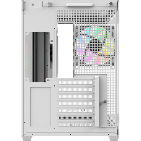 Obudowa Thermaltake View 380 ws argb Snow Midi Tower (biały kolor drewna | 2x USB-A | 1x USB-C | RGB | szkło hartowane)
