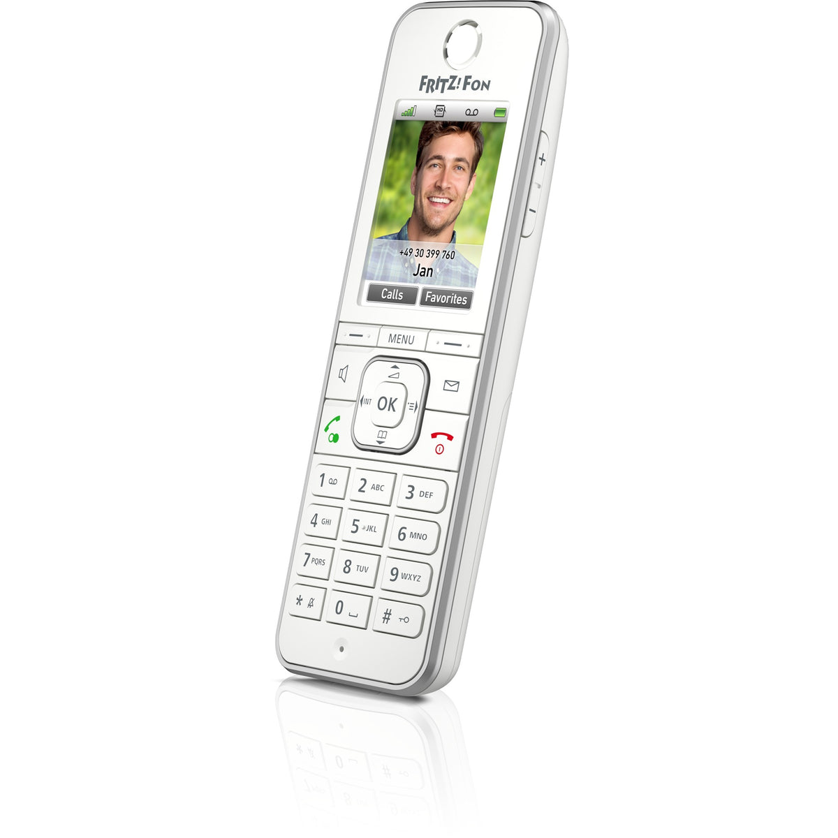 Fritz! Międzynarodowy telefon fon c6 (biały)