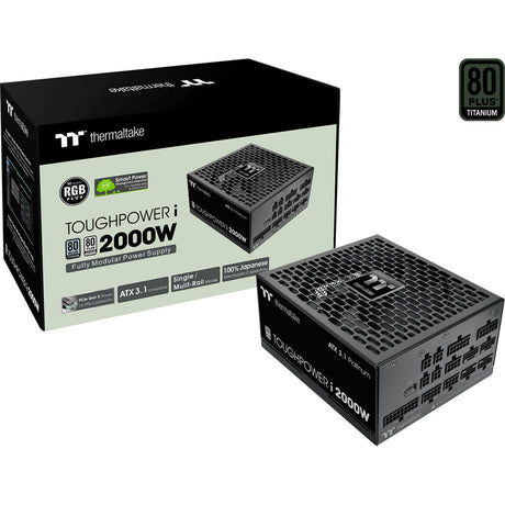 Zasilacz Thermaltake Toughpower i modułowy 2000 W (czarny, 4x 12 V-2x6, 8x pcie)
