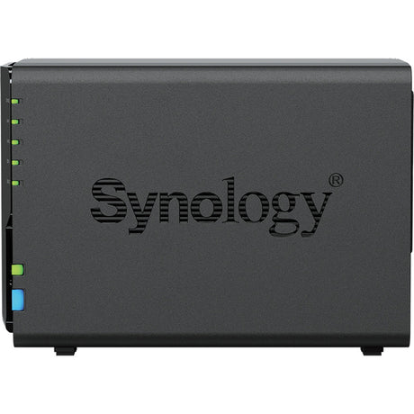 Stacja dyskowa Synology ds225+ nas (czarna, 1x 1GB LAN, 1x 2,5GB LAN, 2x USB 3.2 gen 1)