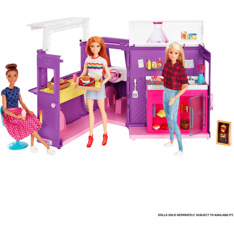 Akcesoria dla lalek Barbie Fresh'n'Fun Food Truck