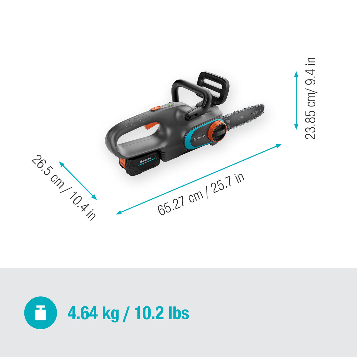 Piła łańcuchowa Gardena 250 18v p4a solo