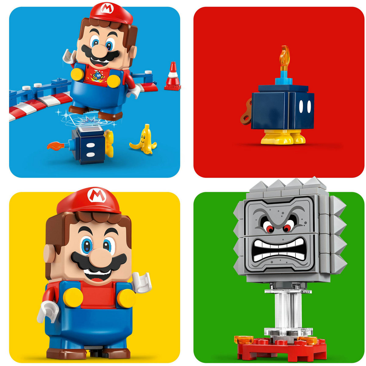 Lego® Super Mario™: Mario Kart™ — Interaktywny® Mario™ i standardowy gokart — 72043