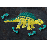 Playmobil Dino Rise - Saichania: Zabawka konstrukcyjna Obrona myśliwców (70626)