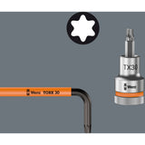 Zestaw kluczy sześciokątnych Wera torx 967 9 tx bo wielokolorowy 1 sb (9 szt., torx t8 do t40)