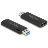 Delock Pendrive do przechwytywania wideo HDMI Adapter USB-A (czarny)
