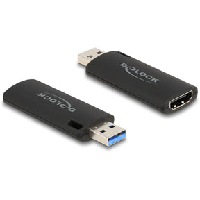 Delock Pendrive do przechwytywania wideo HDMI Adapter USB-A (czarny)