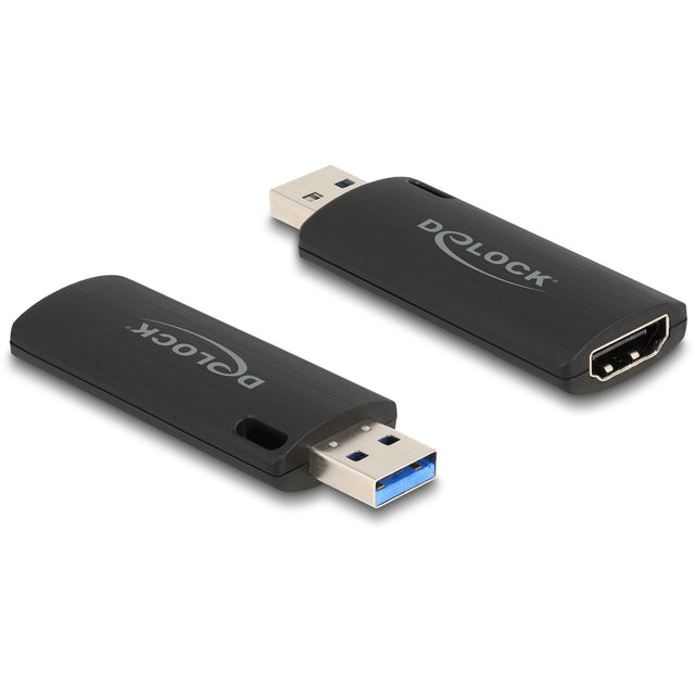 Delock Pendrive do przechwytywania wideo HDMI Adapter USB-A (czarny)