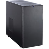 Konstrukcja fraktalna definiuje obudowę midi tower r5 (czarna | 4x usb-a)