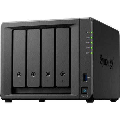 Stacja dyskowa Synology ds425+ nas (czarna, 2x LAN, 2x USB-A 3.2 (5 Gbit s))